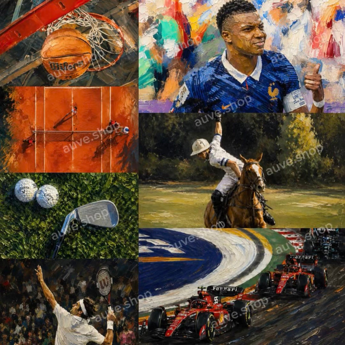 Sports Collection - 7 Wallpapers (iPhone+Desktop)